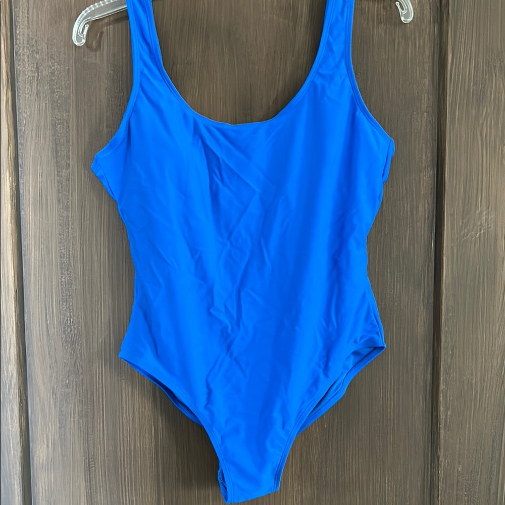 Vibrant Blue One-Piece Swimsuit